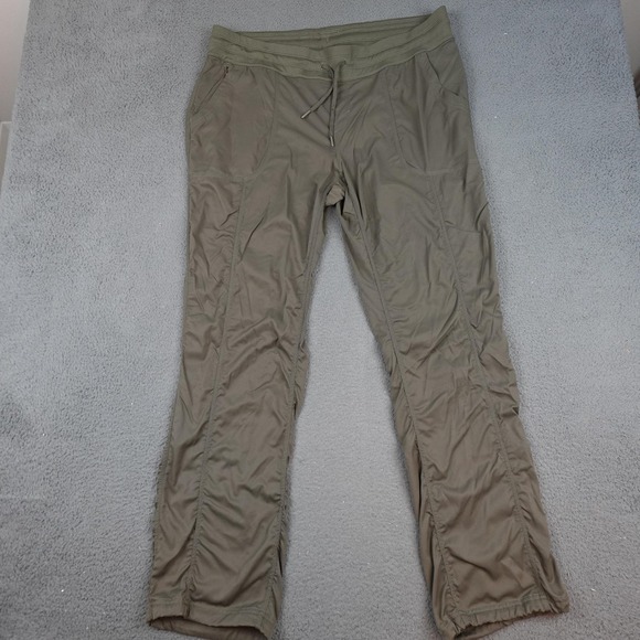 North Face Pants Womens 2XL Stretch Drawstring Waist Outdoor Athletic Hiking - Picture 1 of 9